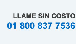 Llame Sin Costo 01 800 837 7536